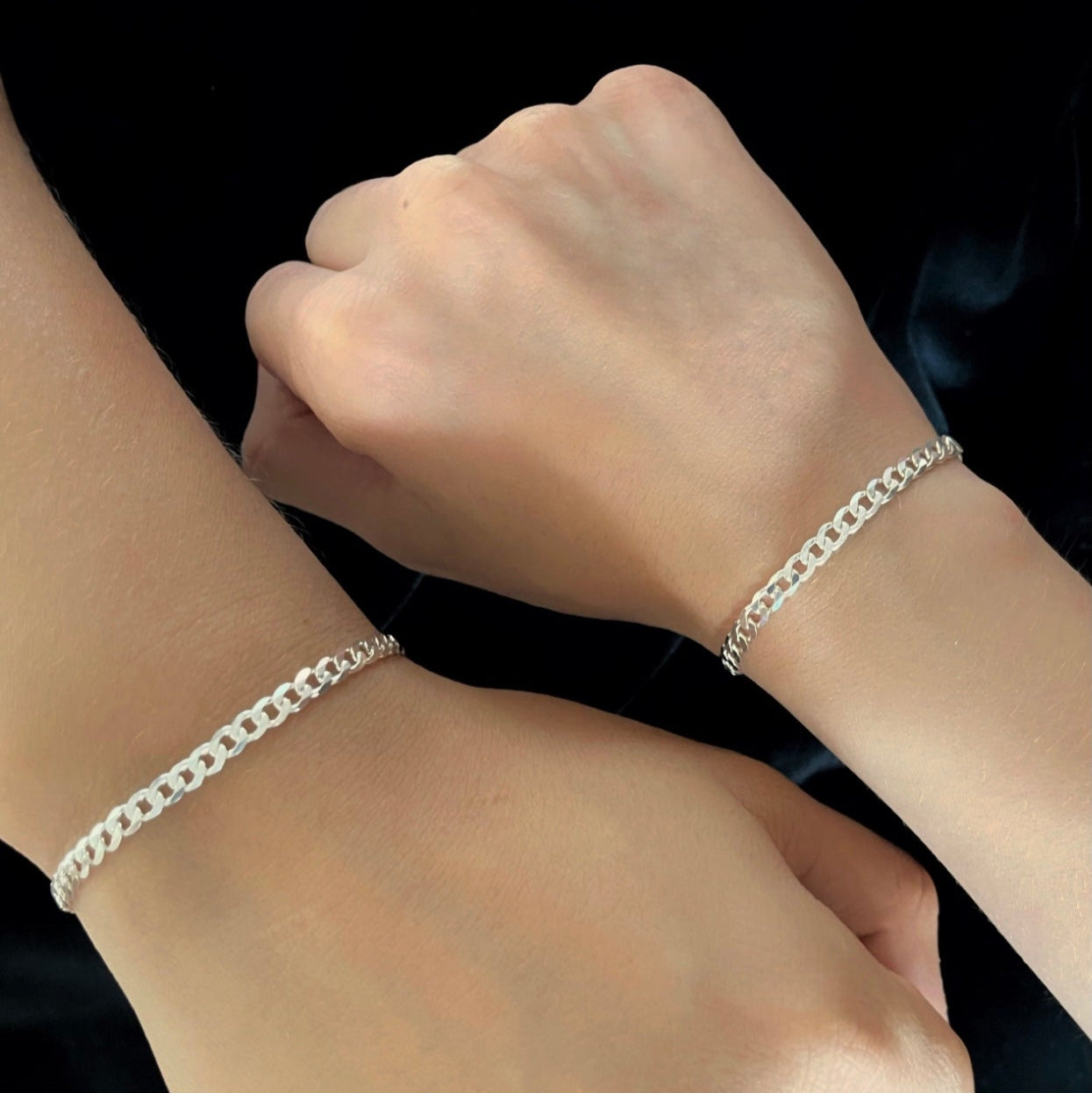 Pulsera de Plata Cubana Unisex