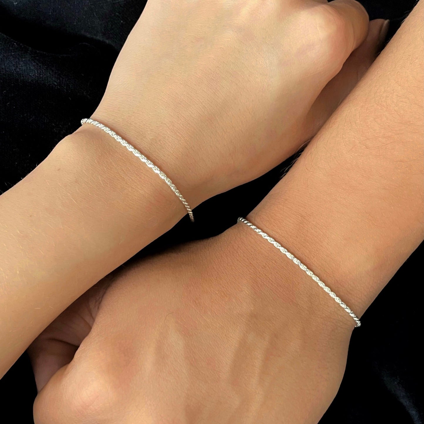 Pulsera de Plata Lazo Unisex