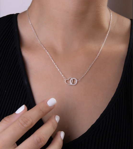 Cadena de plata Eternal Bond mujer