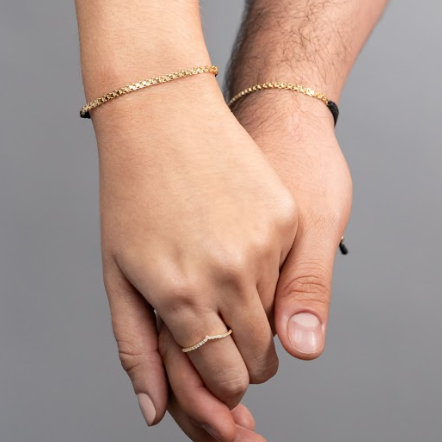 Pulsera para pareja Hilo Bismarck