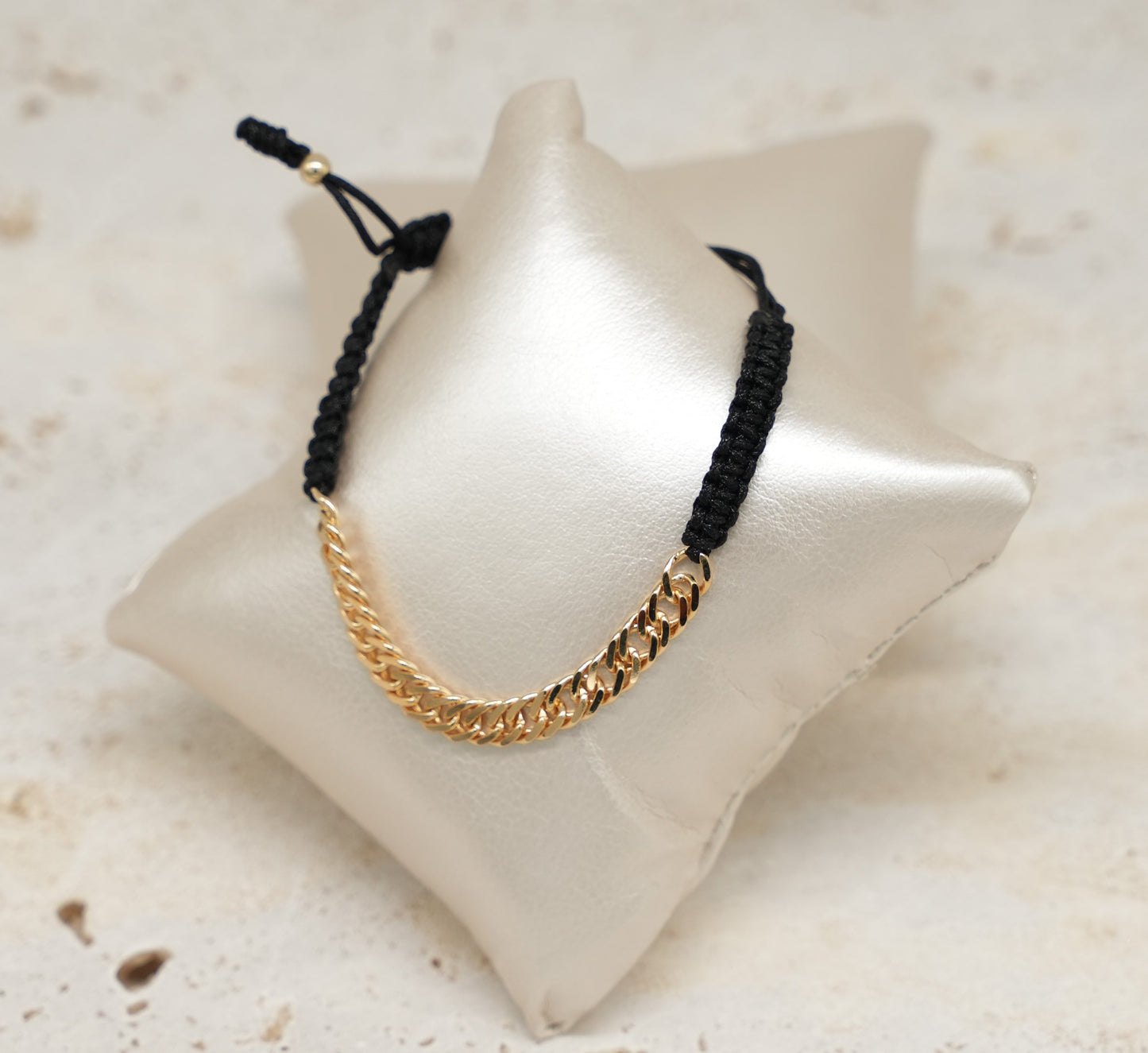 Pulsera para pareja Hilo Cubana Continua