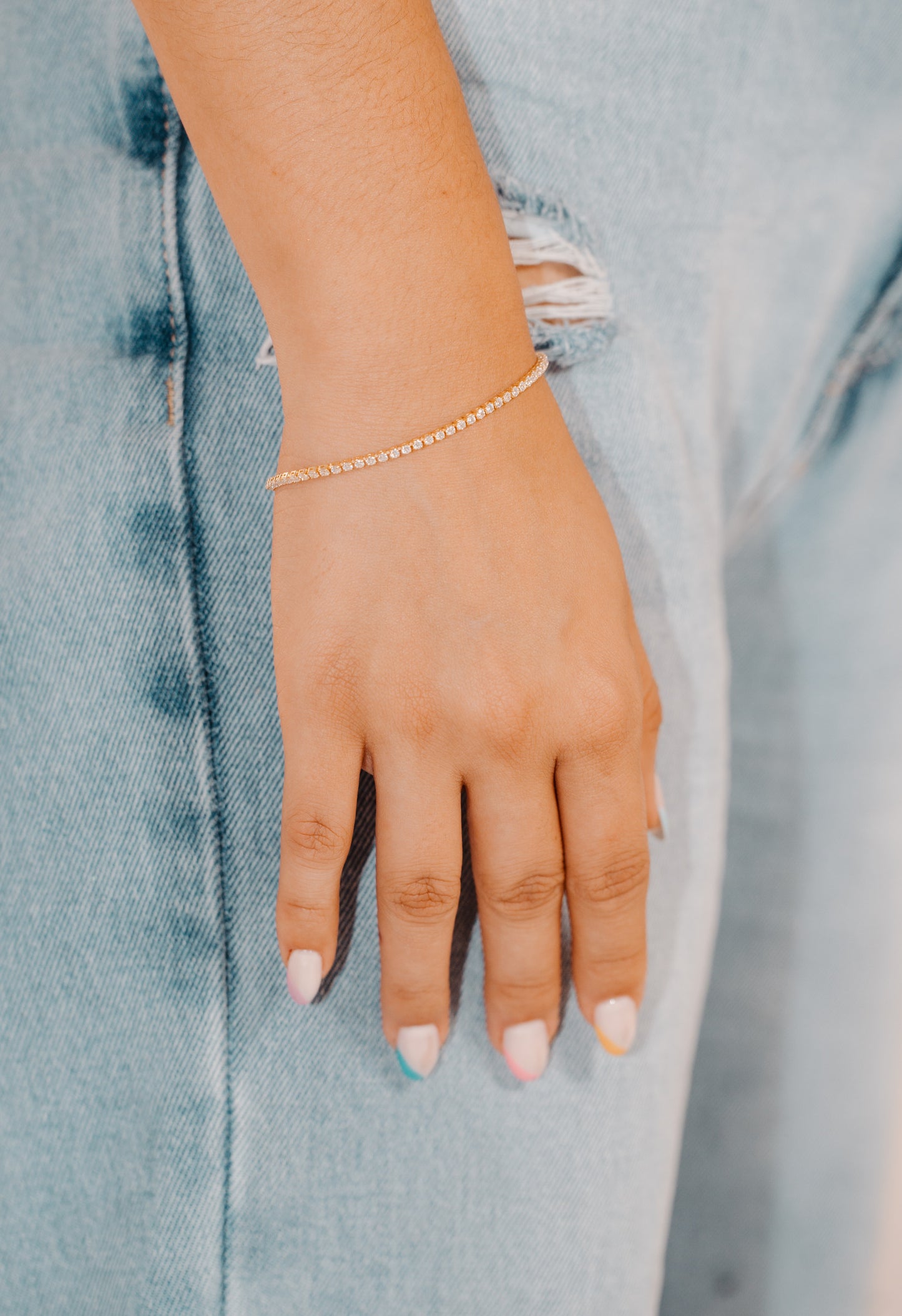 Pulsera Tennis Circon Cristal