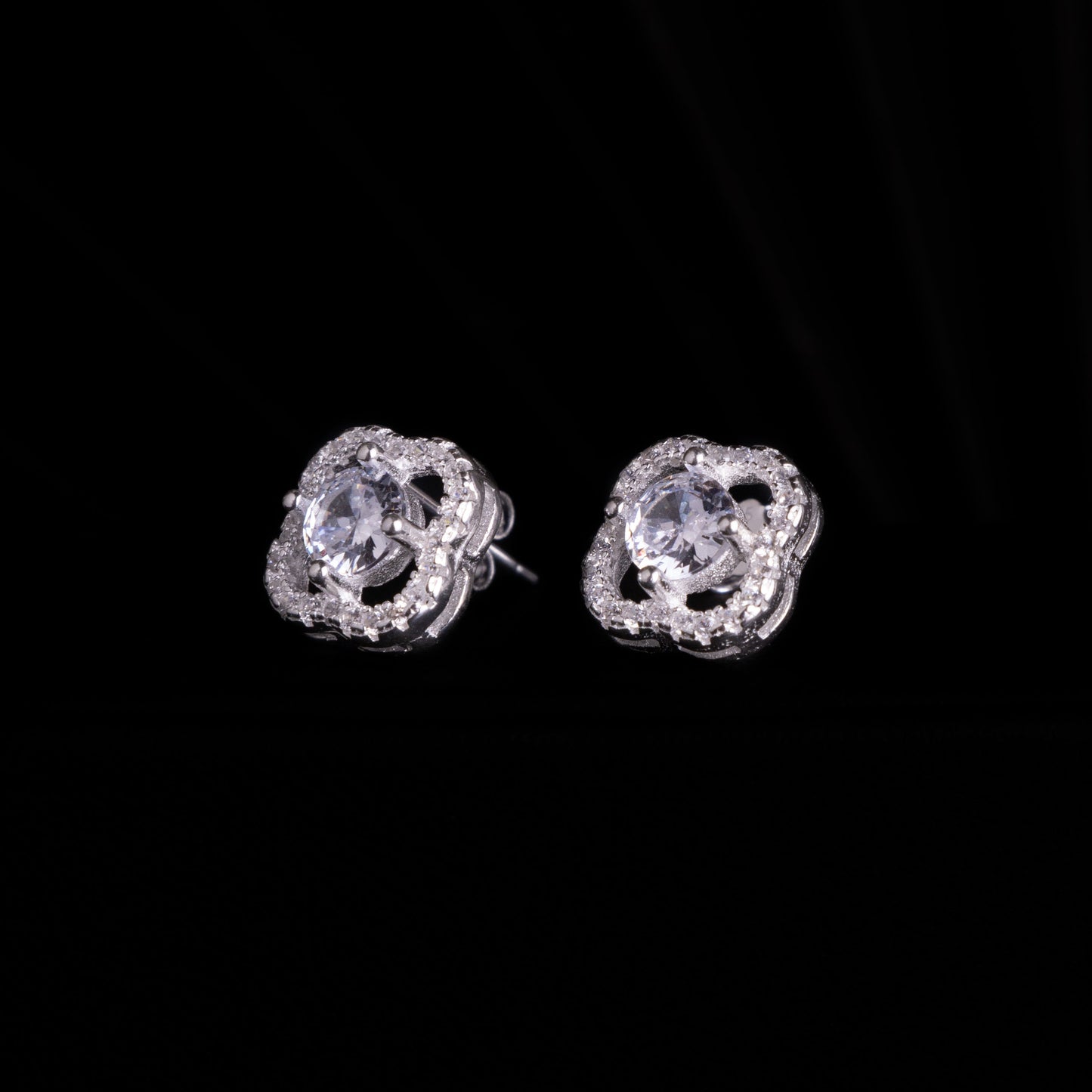 Aretes Plata Enchated
