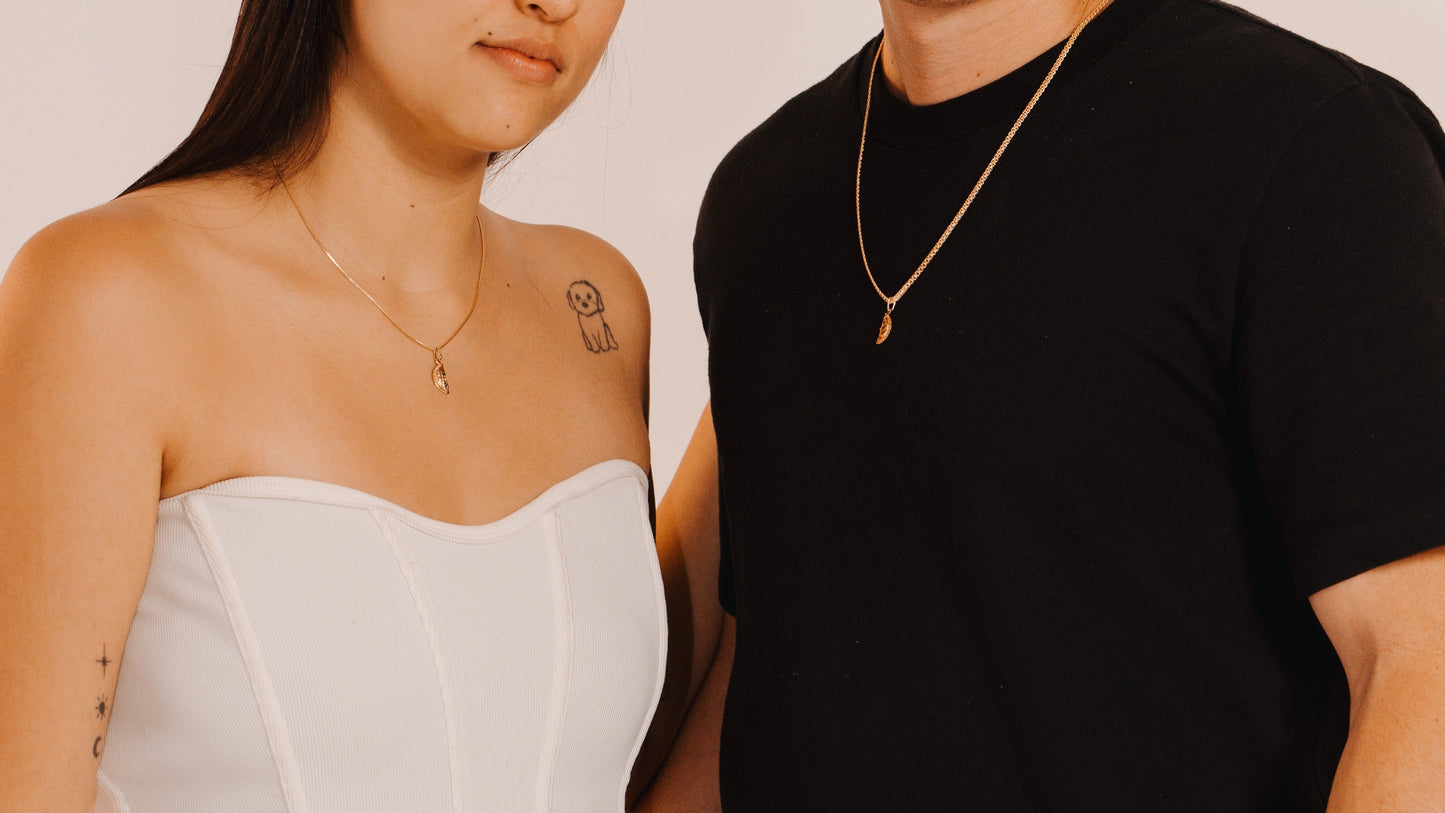 Dije Moneda Pareja Unisex