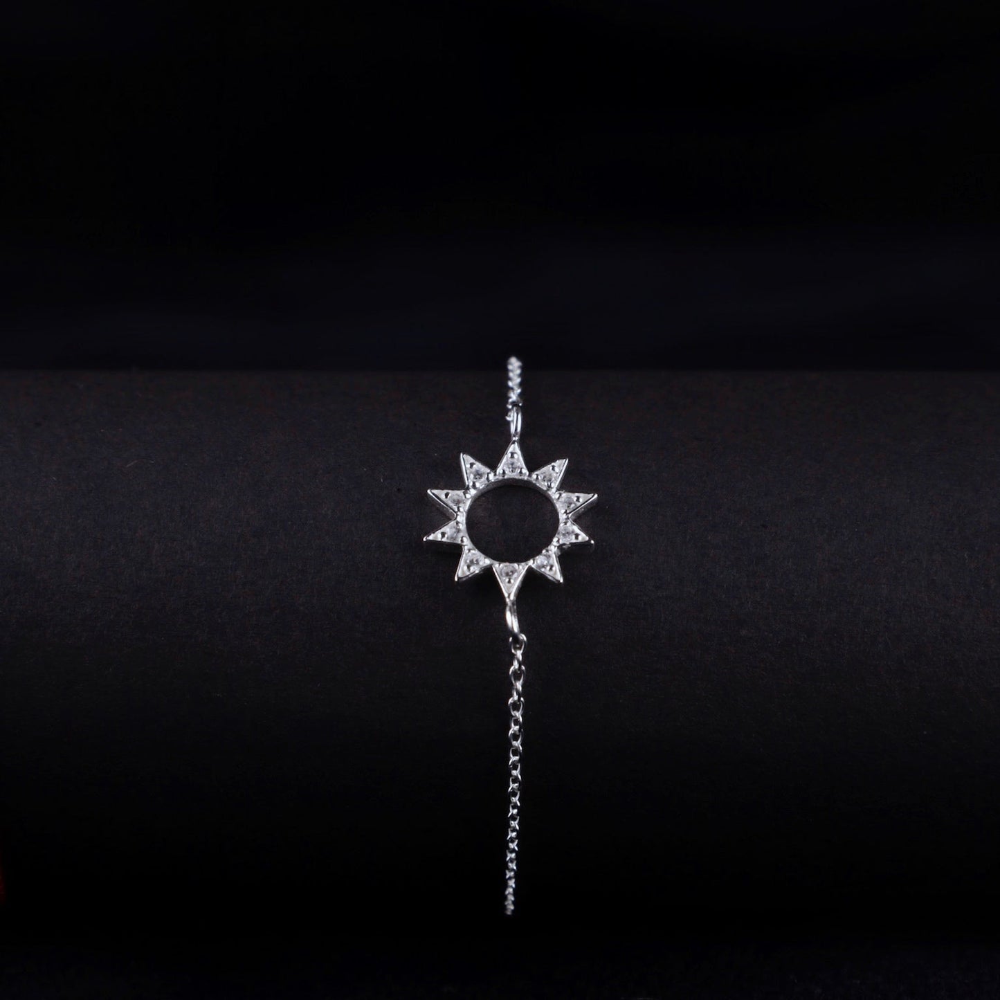 Pulsera de Plata Sol Mujer