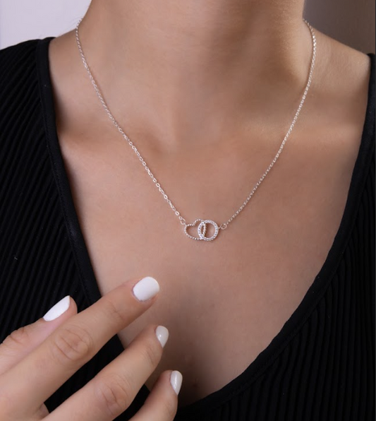 Cadena de plata Eternal Bond mujer