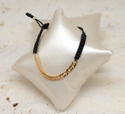 Pulsera para pareja Hilo Cubana Continua