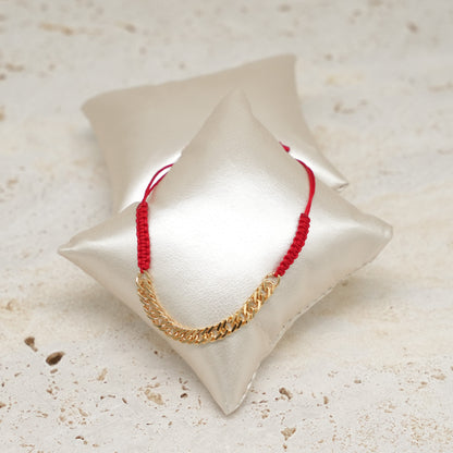 Pulsera para pareja Hilo Cubana Continua