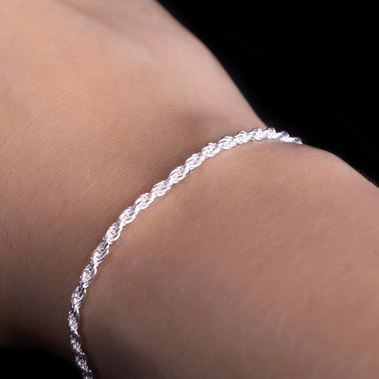 Pulsera de Plata Lazo Unisex