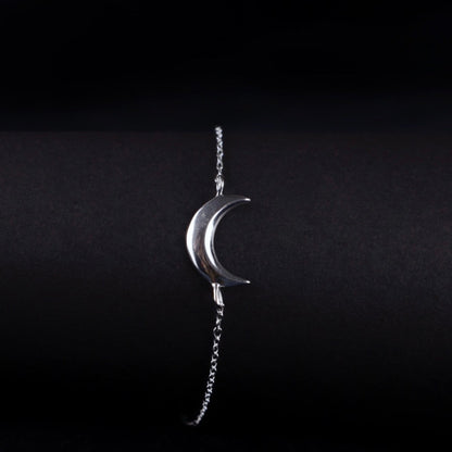 Pulsera de Plata Luna Mujer