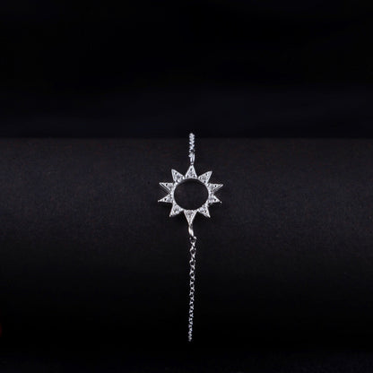 Pulsera de Plata Sol Mujer
